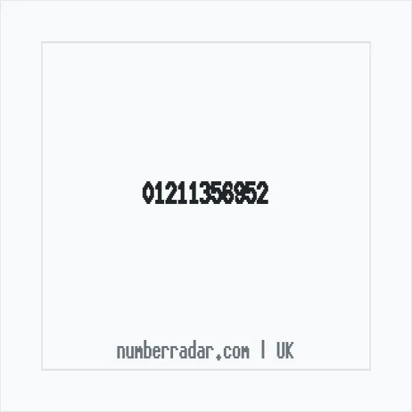 Reverse number check for +44 121 135 6952 — who called me?