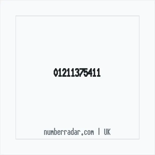 Reverse number check for +44 121 137 5411 — who called me?