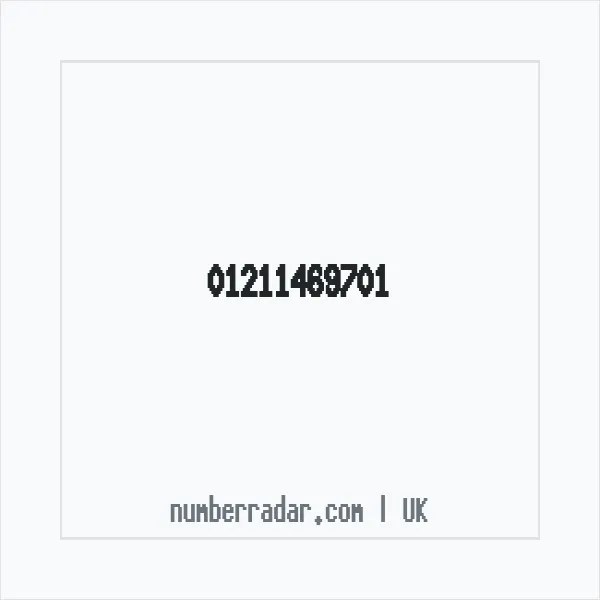 Reverse number check for +44 121 146 9701 — who called me?
