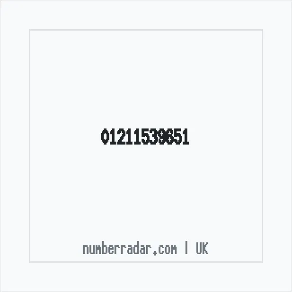 Reverse number check for +44 121 153 9651 — who called me?