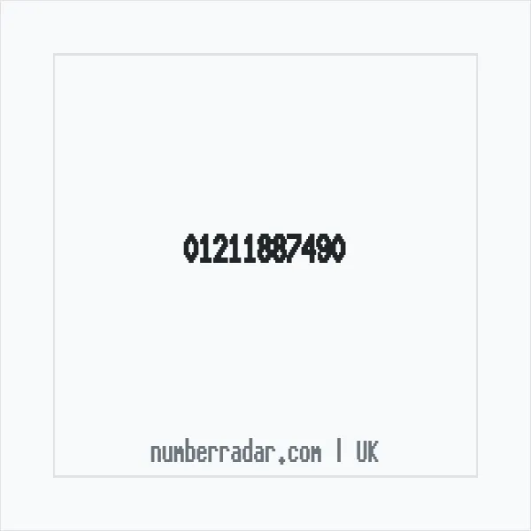 Reverse number check for +44 121 188 7490 — who called me?