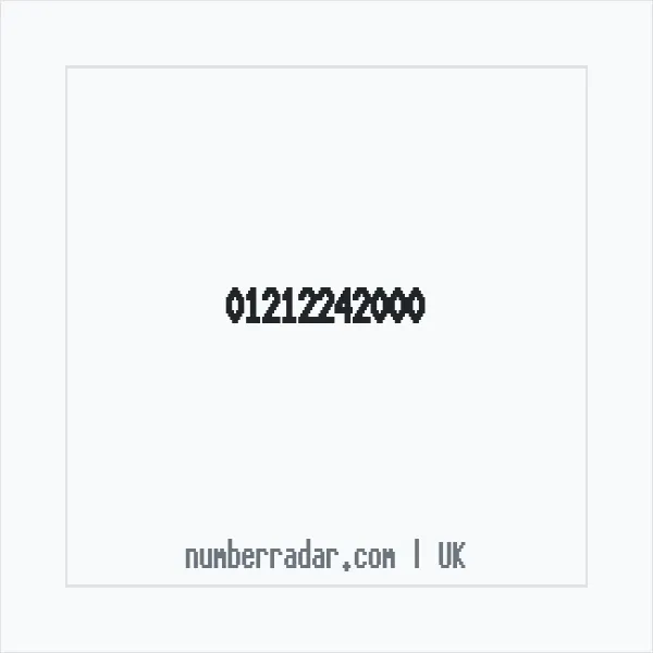 Reverse number check for +44 121 224 2000 — who called me?