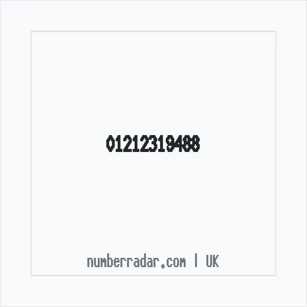 Reverse number check for +44 121 231 9488 — who called me?