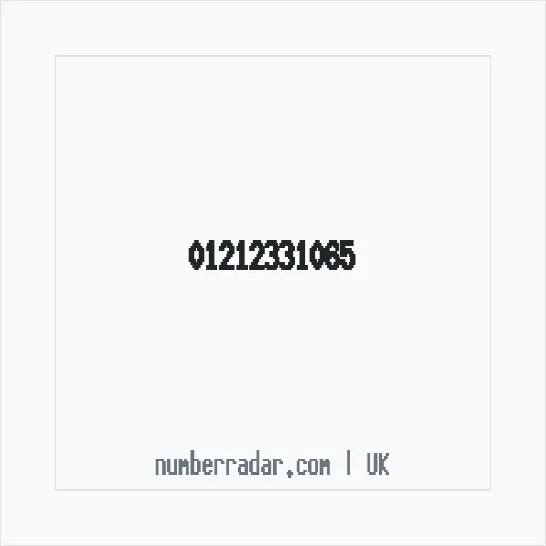 Reverse number check for +44 121 233 1065 — who called me?