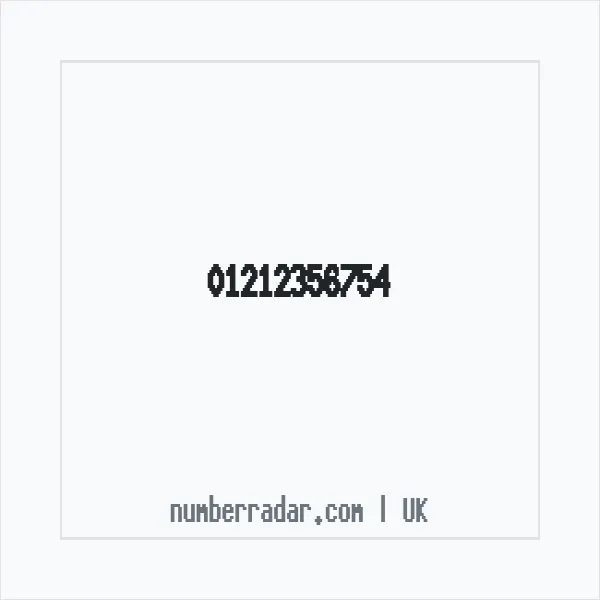 Reverse number check for +44 121 235 6754 — who called me?