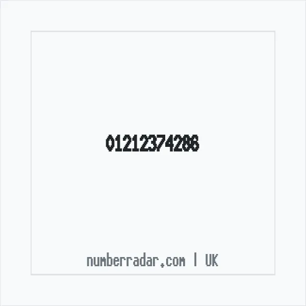 Reverse number check for +44 121 237 4286 — who called me?