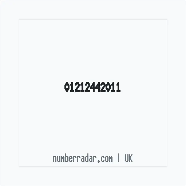 Reverse number check for +44 121 244 2011 — who called me?