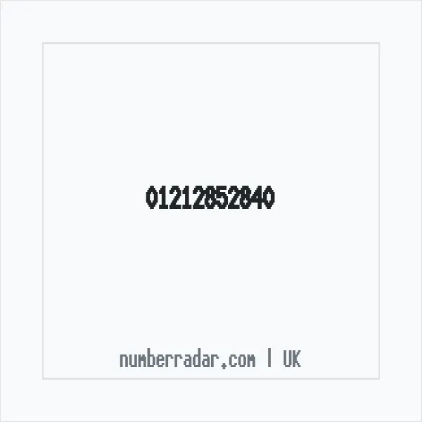 Reverse number check for +44 121 285 2840 — who called me?
