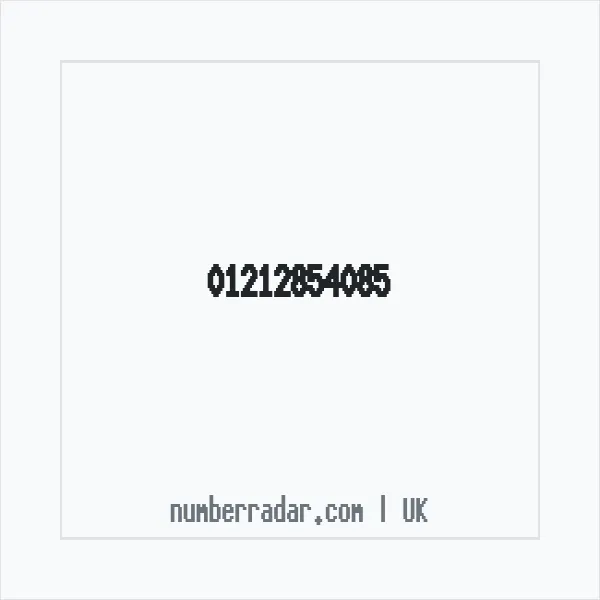 Reverse number check for +44 121 285 4085 — who called me?