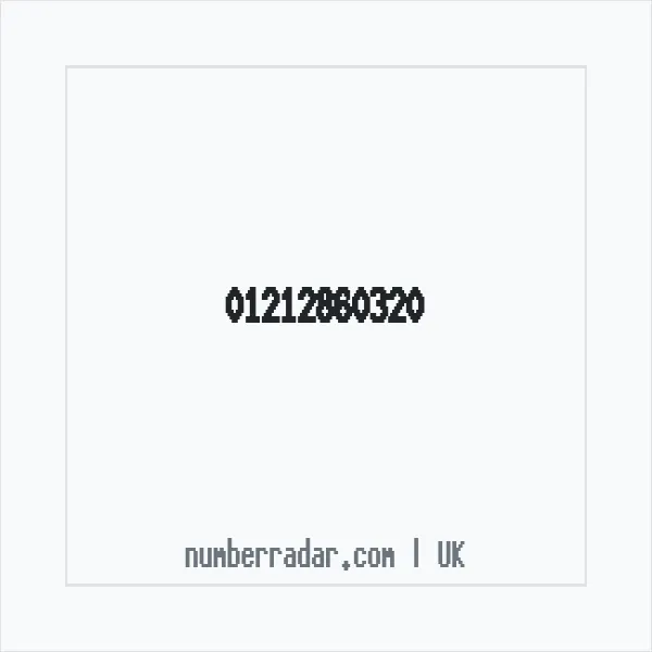 Reverse number check for +44 121 286 0320 — who called me?