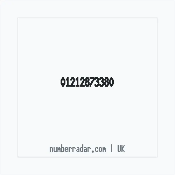 Reverse number check for +44 121 287 3380 — who called me?