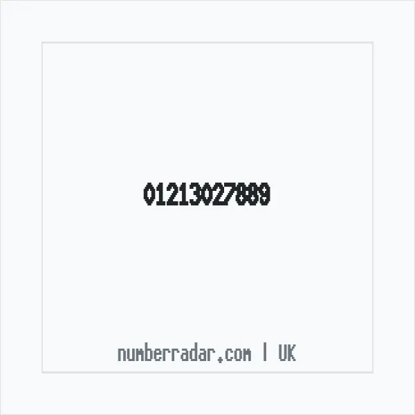 Reverse number check for +44 121 302 7889 — who called me?