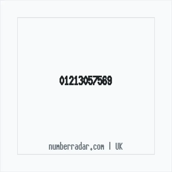 Reverse number check for +44 121 305 7569 — who called me?