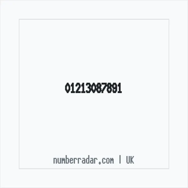 Reverse number check for +44 121 308 7891 — who called me?