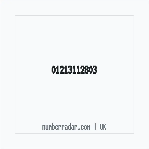 Reverse number check for +44 121 311 2803 — who called me?