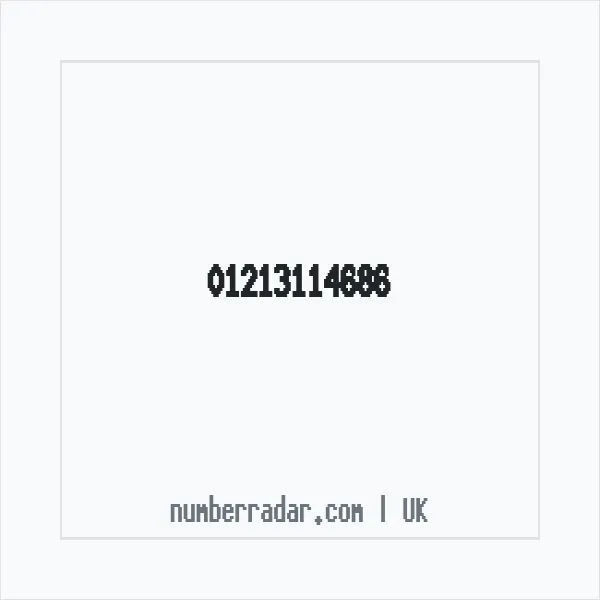 Reverse number check for +44 121 311 4686 — who called me?
