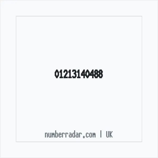 Reverse number check for +44 121 314 0488 — who called me?