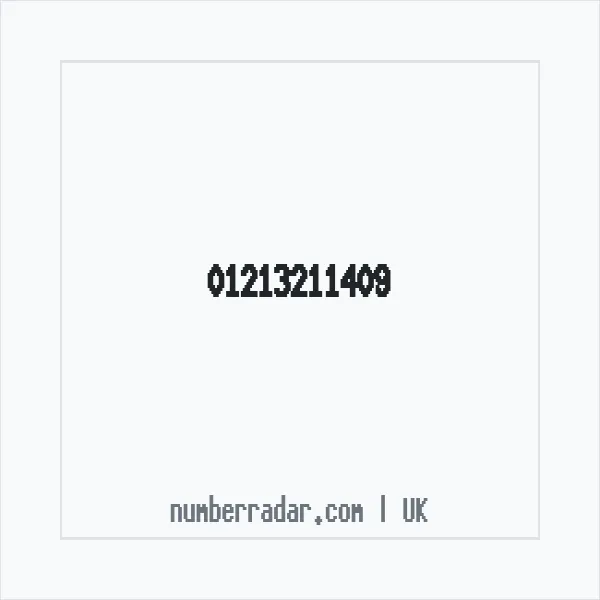 Reverse number check for +44 121 321 1409 — who called me?