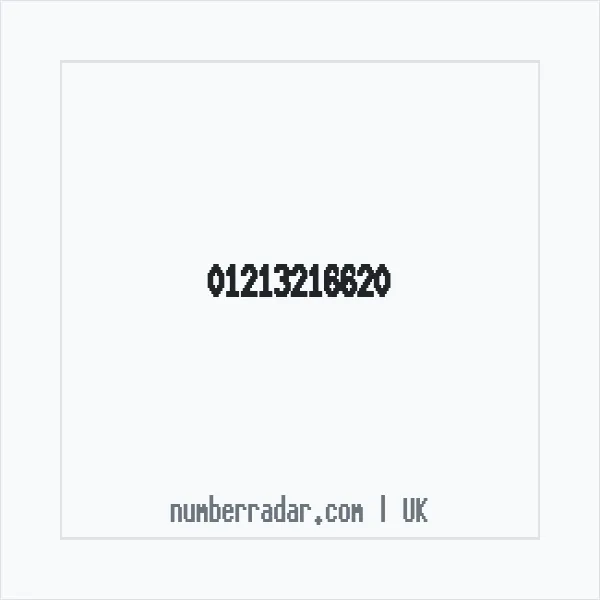 Reverse number check for +44 121 321 6620 — who called me?