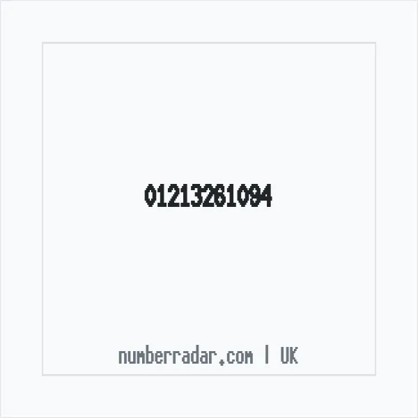 Reverse number check for +44 121 326 1094 — who called me?