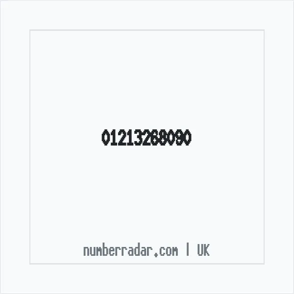 Reverse number check for +44 121 326 8090 — who called me?