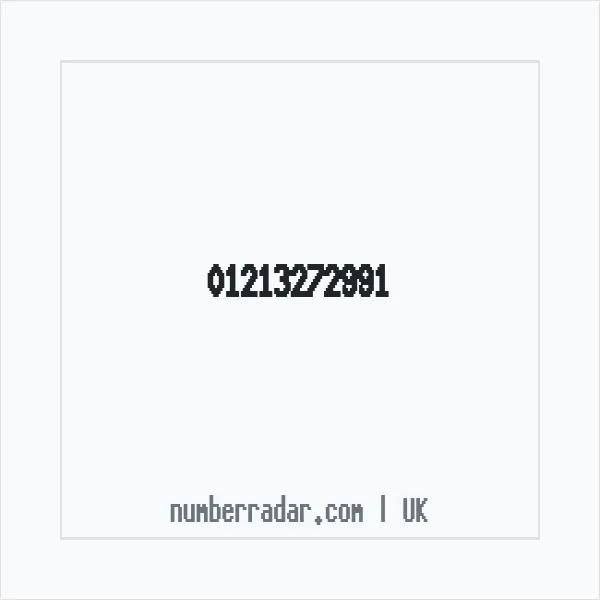 Reverse number check for +44 121 327 2991 — who called me?