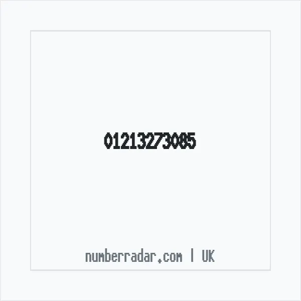 Reverse number check for +44 121 327 3085 — who called me?