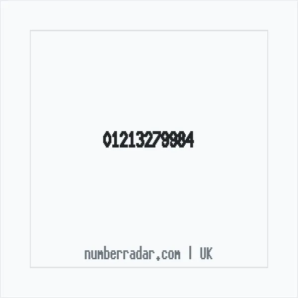 Reverse number check for +44 121 327 9984 — who called me?