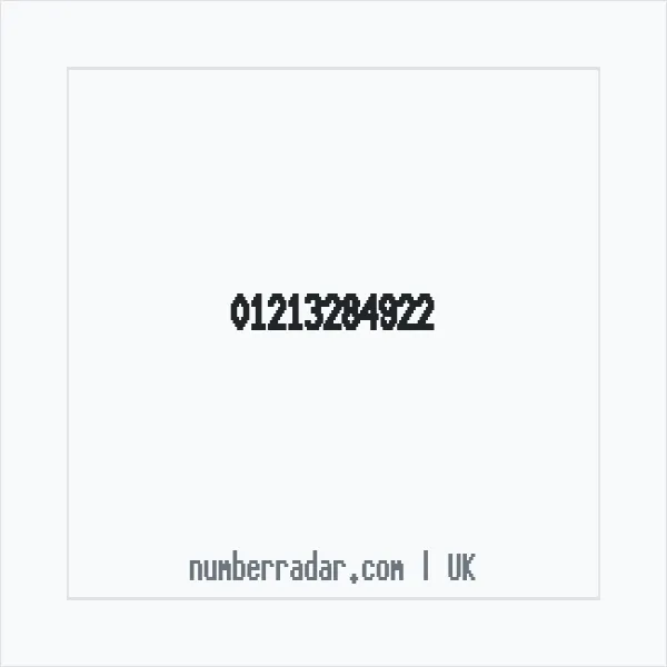 Reverse number check for +44 121 328 4922 — who called me?