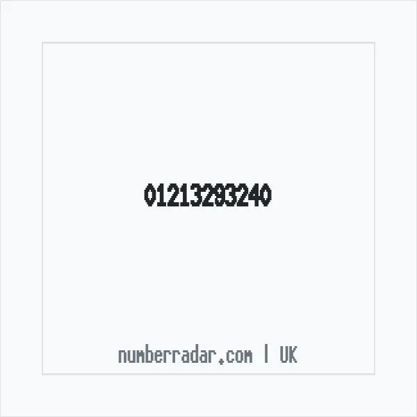 Reverse number check for +44 121 329 3240 — who called me?