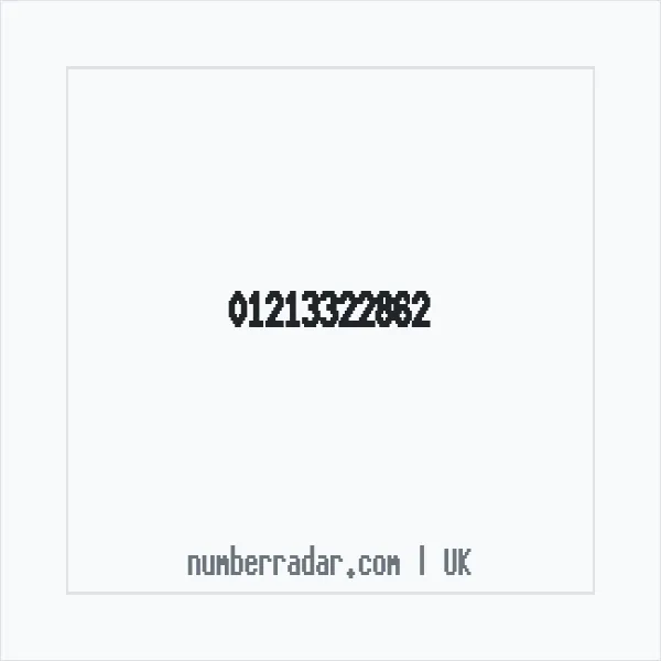 Reverse number check for +44 121 332 2862 — who called me?