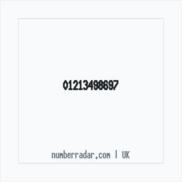 Reverse number check for +44 121 349 8697 — who called me?