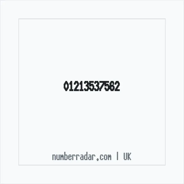 Reverse number check for +44 121 353 7562 — who called me?