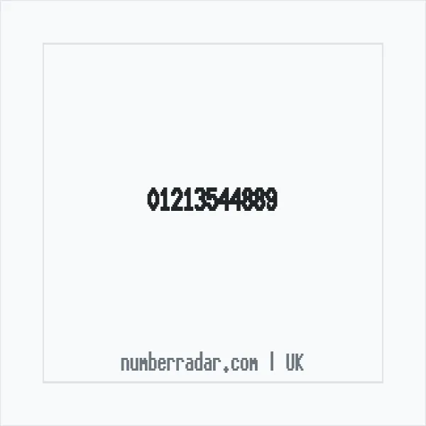 Reverse number check for +44 121 354 4889 — who called me?