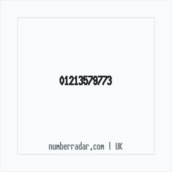 Reverse number check for +44 121 357 9773 — who called me?