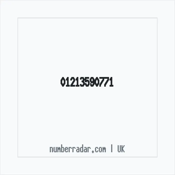Reverse number check for +44 121 359 0771 — who called me?