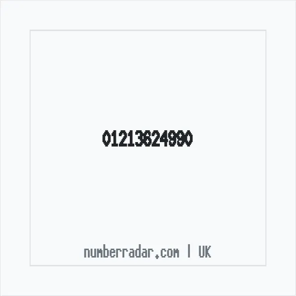 Reverse number check for +44 121 362 4990 — who called me?