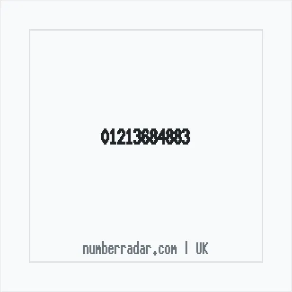 Reverse number check for +44 121 368 4883 — who called me?