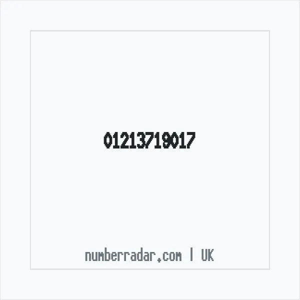 Reverse number check for +44 121 371 9017 — who called me?