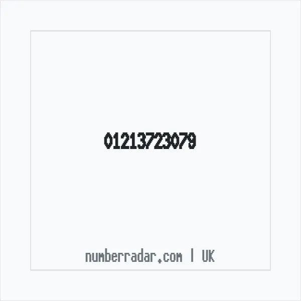 Reverse number check for +44 121 372 3079 — who called me?