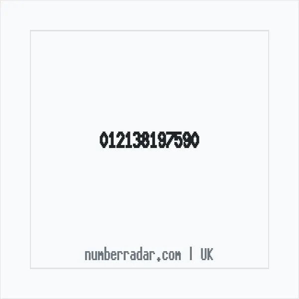 Reverse number check for +44 (1213) 819-759 — who called me?