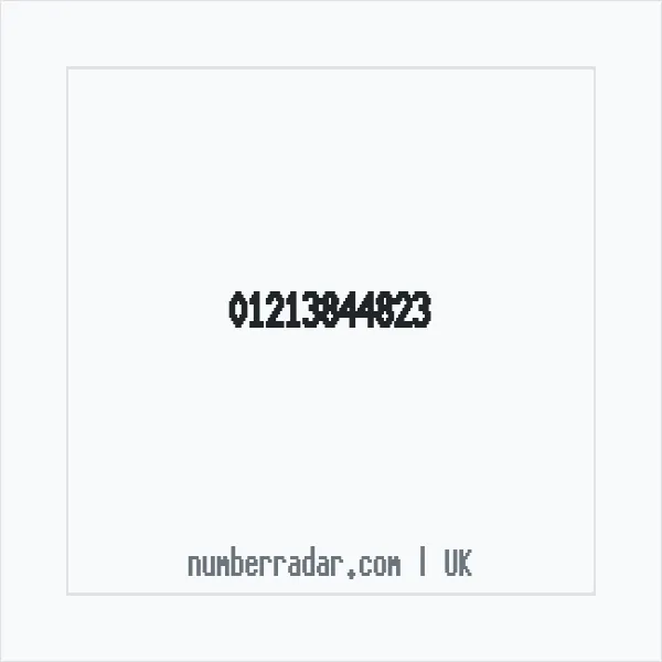 Reverse number check for +44 121 384 4823 — who called me?