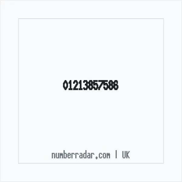Reverse number check for +44 121 385 7586 — who called me?