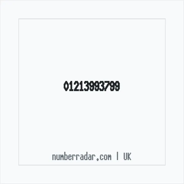 Reverse number check for +44 121 399 3799 — who called me?