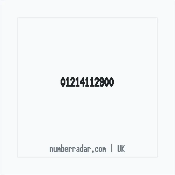Reverse number check for +44 121 411 2900 — who called me?