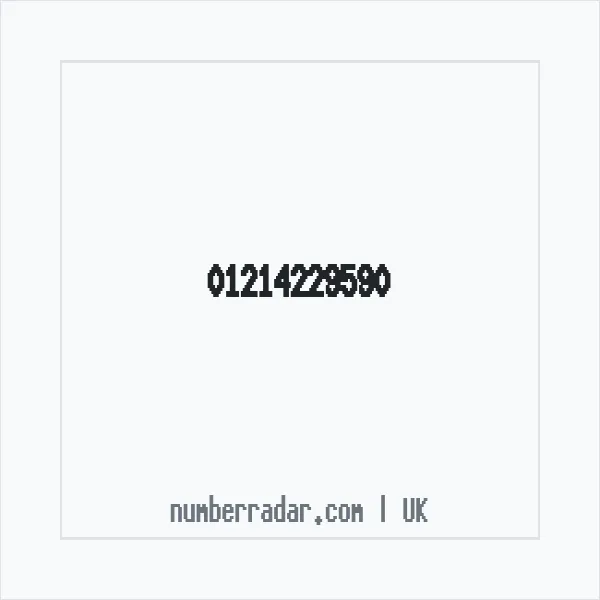 Reverse number check for +44 121 422 9590 — who called me?