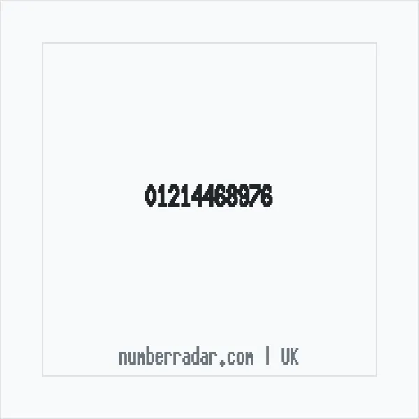 Reverse number check for +44 121 446 8976 — who called me?