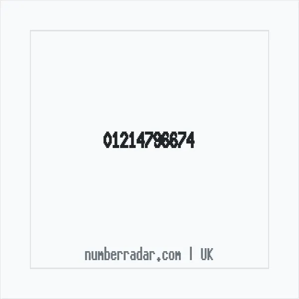Reverse number check for +44 121 479 6674 — who called me?