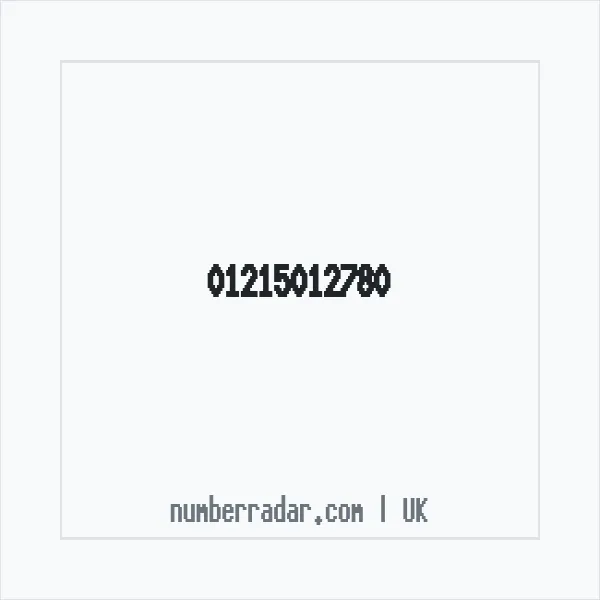 Reverse number check for +44 121 501 2780 — who called me?