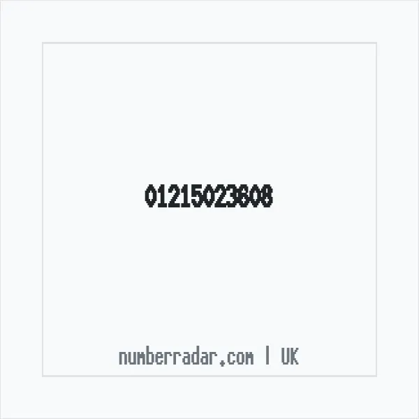 Reverse number check for +44 121 502 3608 — who called me?